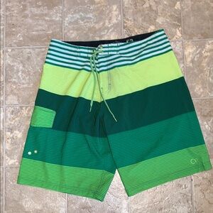 **Last chance** Green Striped Men's Swim Shorts